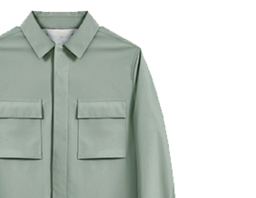 RAKHO 1J0008 Green Shirt Jacket - detail