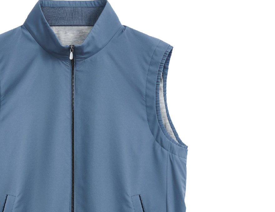 RAKHO 1V0001 Blue Vest - detail